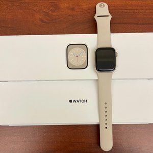 Apple Watch 8 series (GPS) Starlight Aluminum 41mm